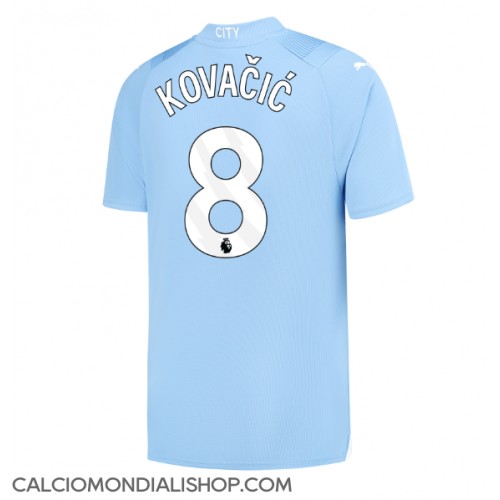 Maglie da calcio Manchester City Mateo Kovacic #8 Prima Maglia 2023-24 Manica Corta